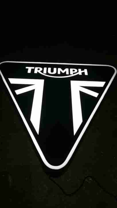 triumph leuchtschild