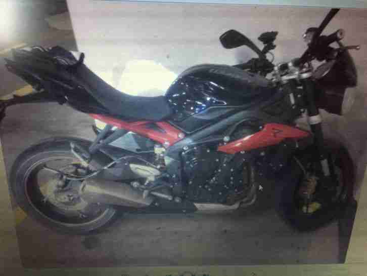 triumph, street triple r, 2013, 5500km
