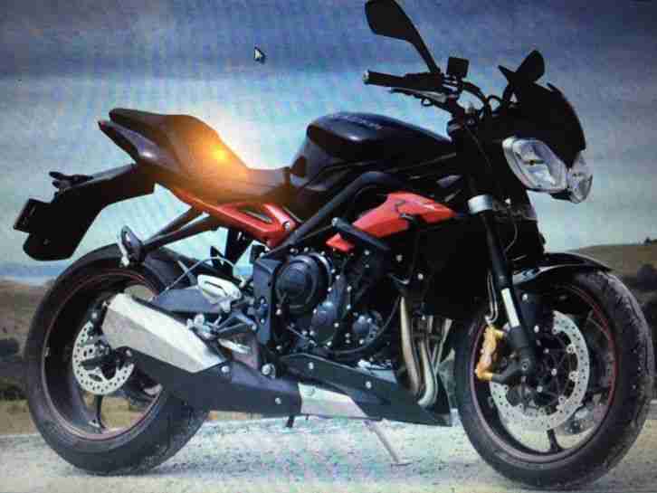 , street triple r, 2013, 5500km