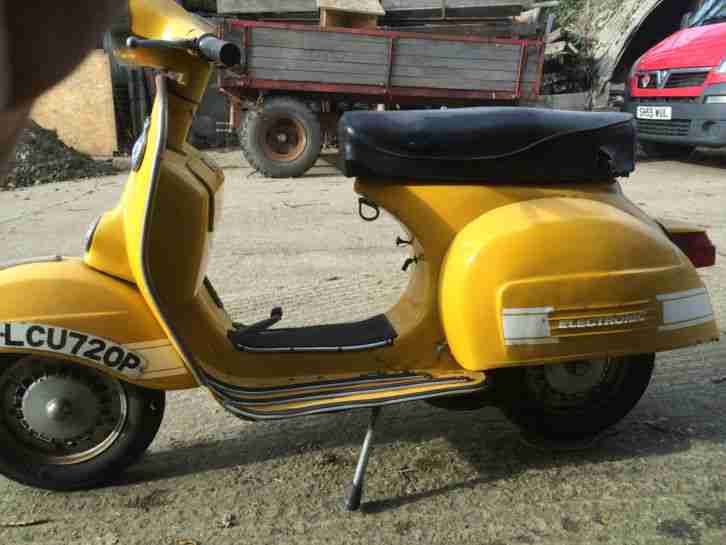 vespa rally unrestored lambretta