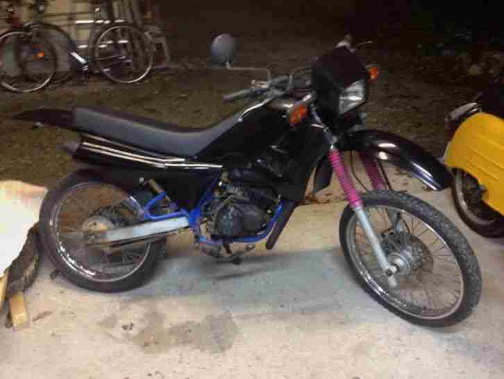 yamaha dt50r 3mn, bj. 1992, matching, schwarz, 50ccm moped
