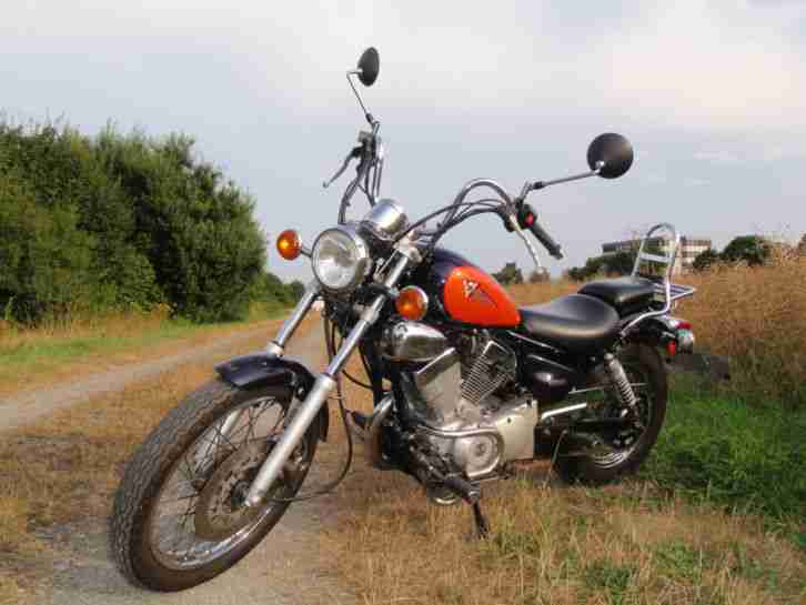 yamaha virago xv 125, bj.01, 66482 km, 11,5 ps, motor ca.15000 km, tüv 7.17, top